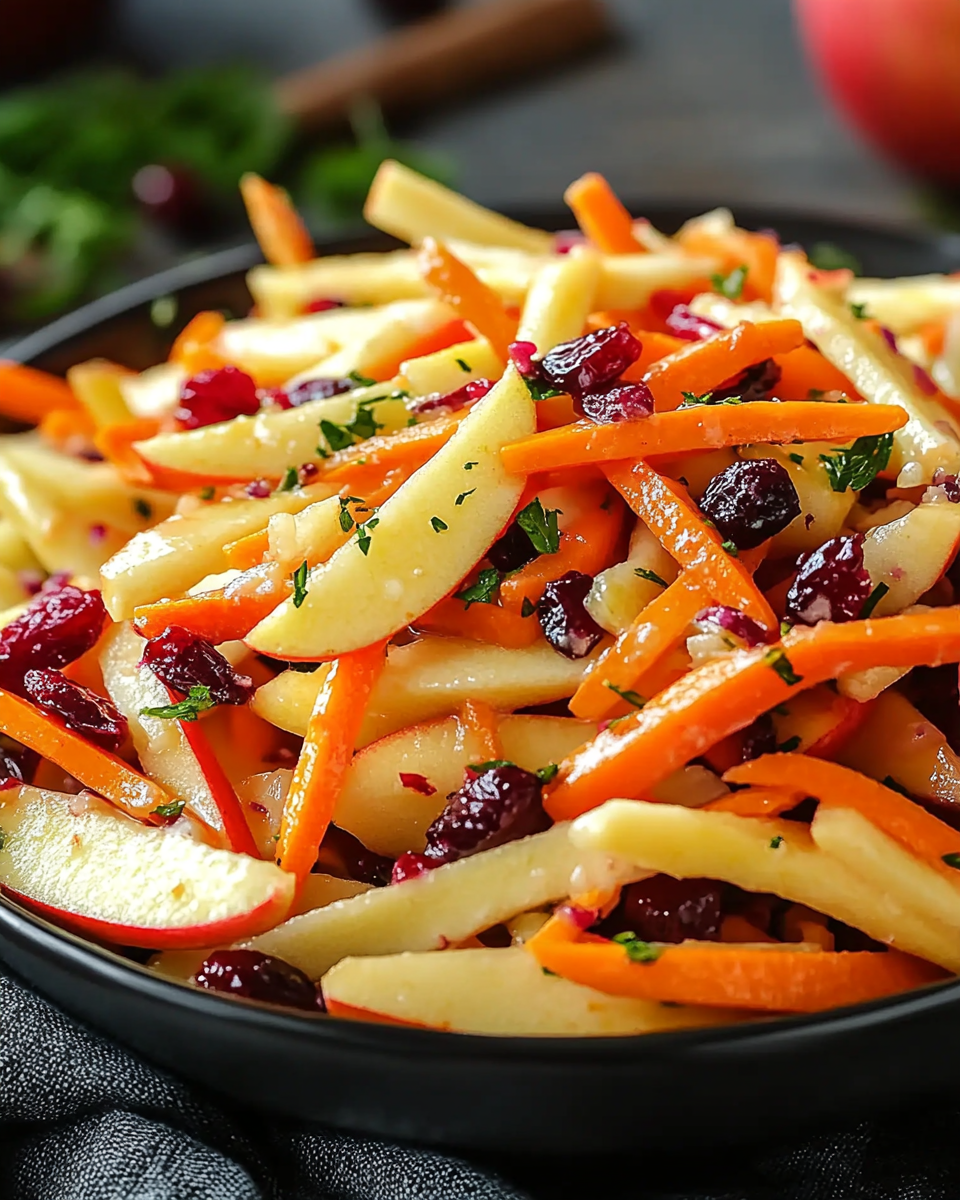 Apple Cranberry Carrot Salad