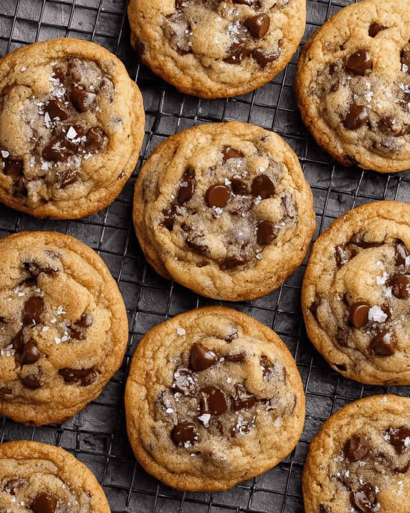 Crispy and Chewy Chocolate Chip Cookies