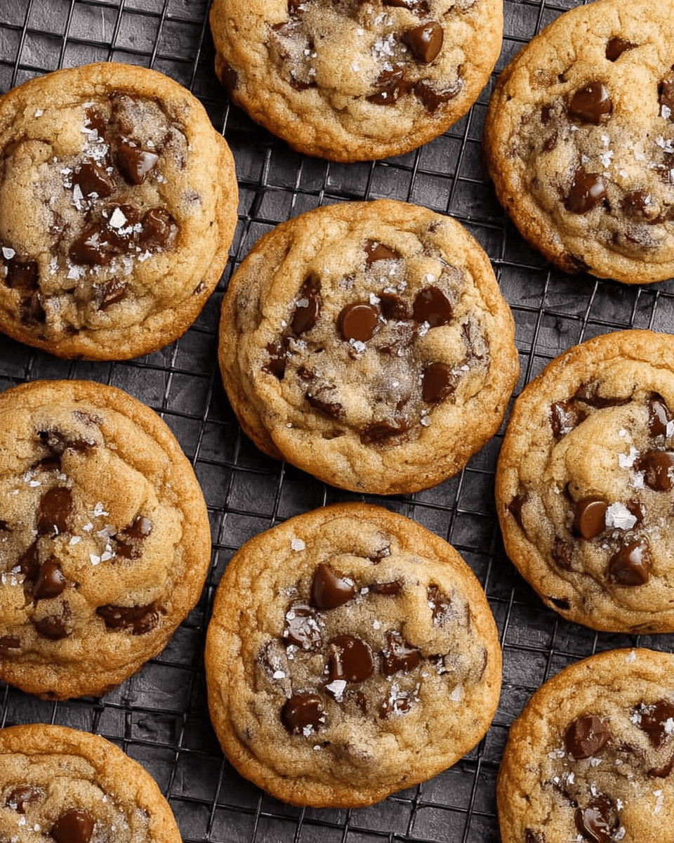 Crispy and Chewy Chocolate Chip Cookies