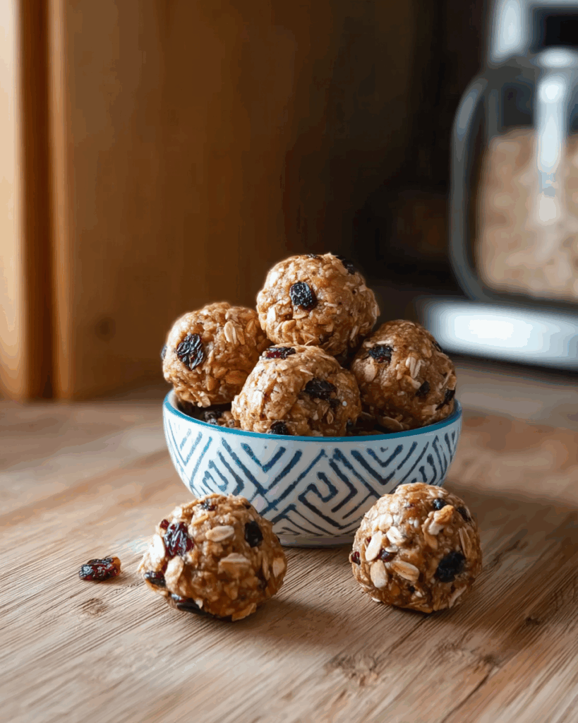 Oatmeal Raisin Energy Bites