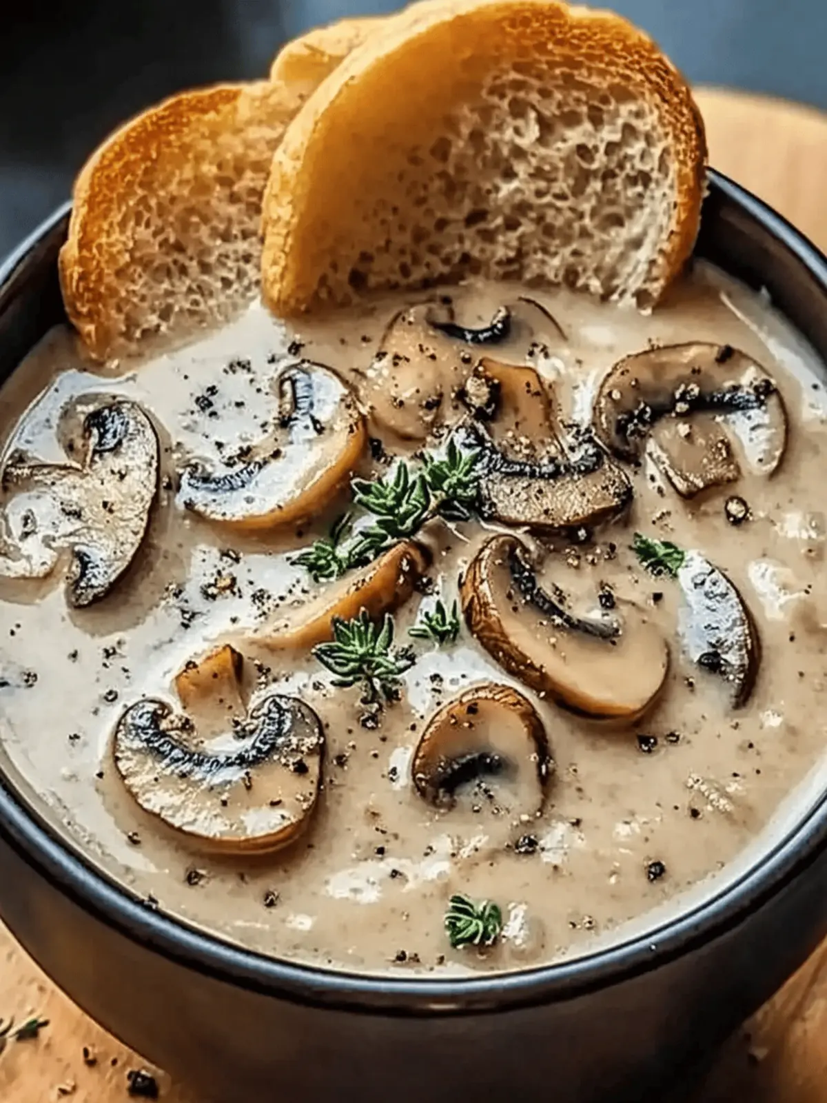 Creamy Mushroom Soup Recipe That Melts in Your Mouth