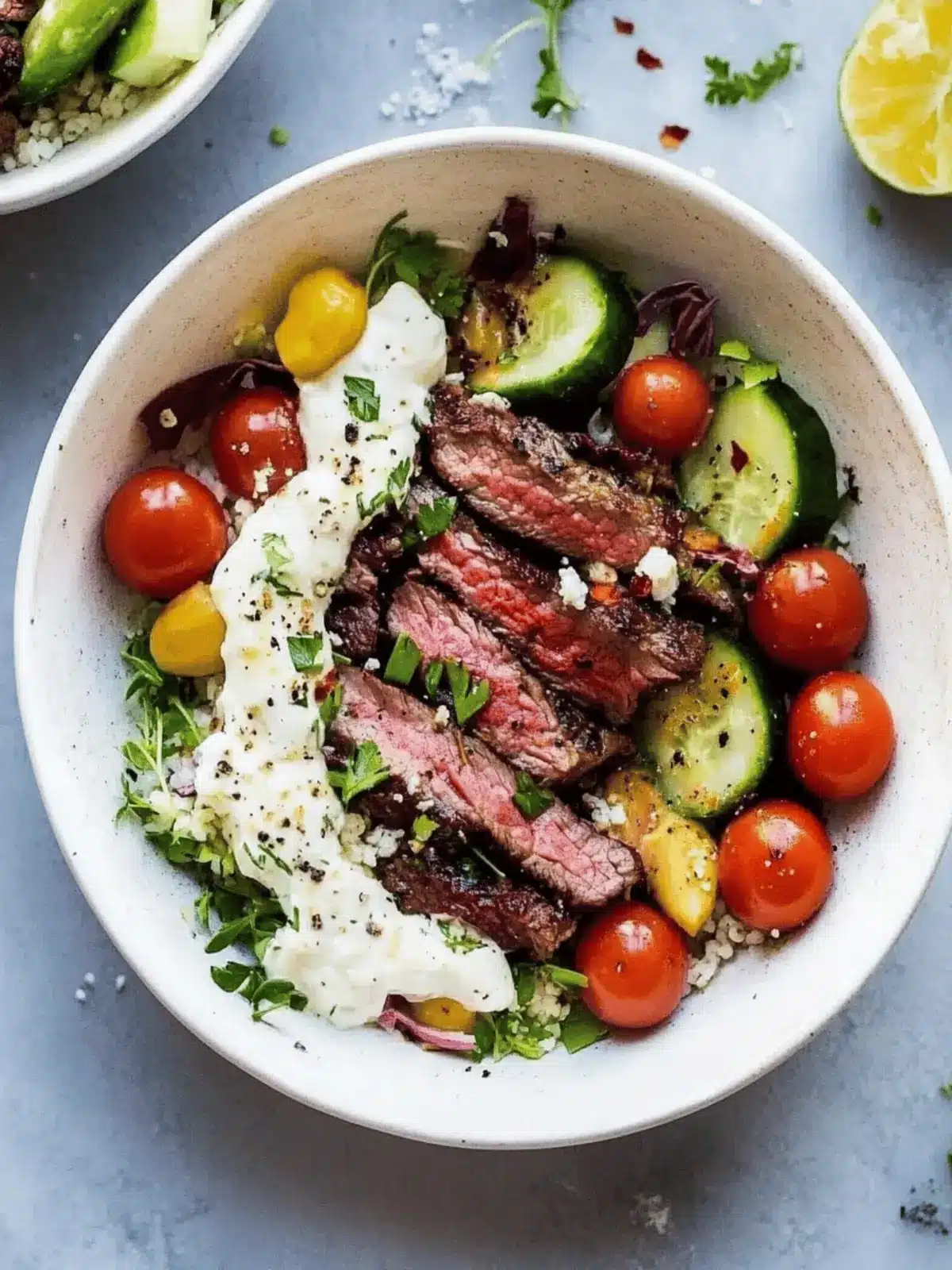 Mediterranean Steak Bowl