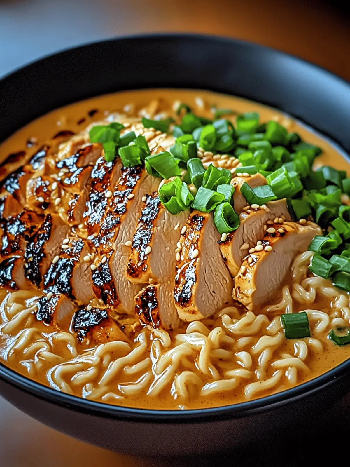 Spice Up Dinner with Fiery Chicken Ramen and Creamy Garlic Sauce