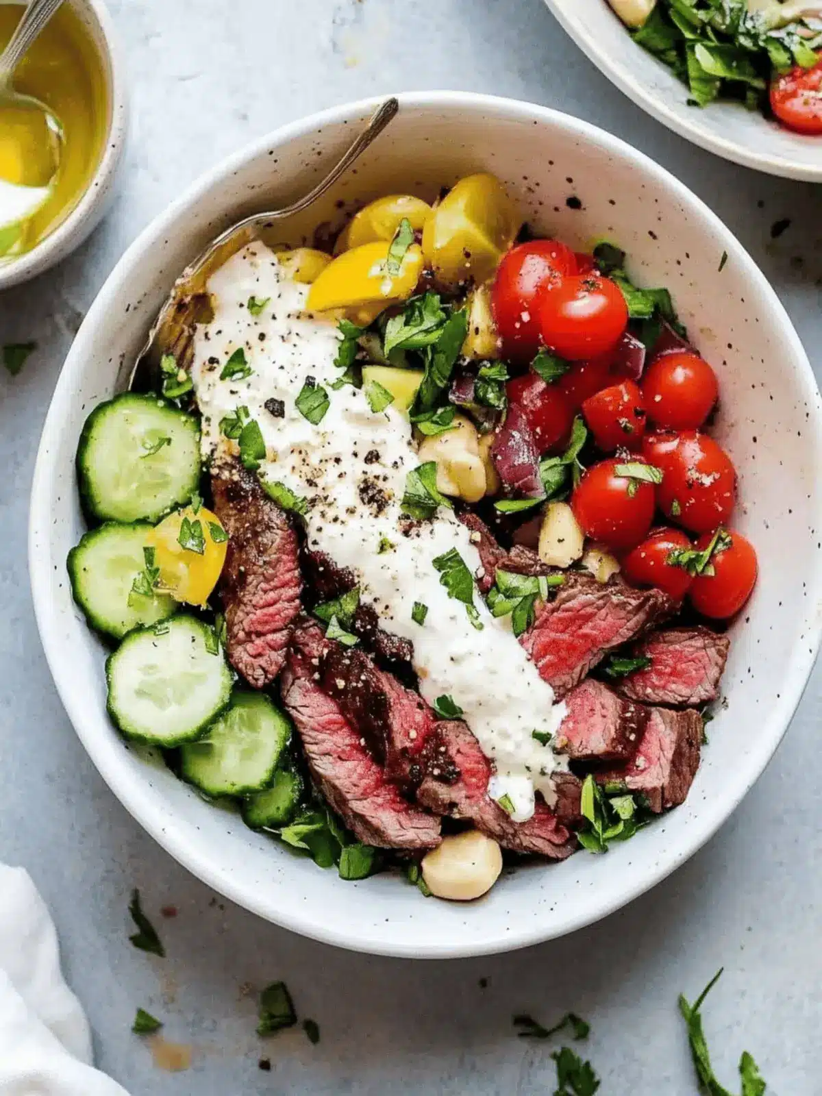 Mediterranean Steak Bowl