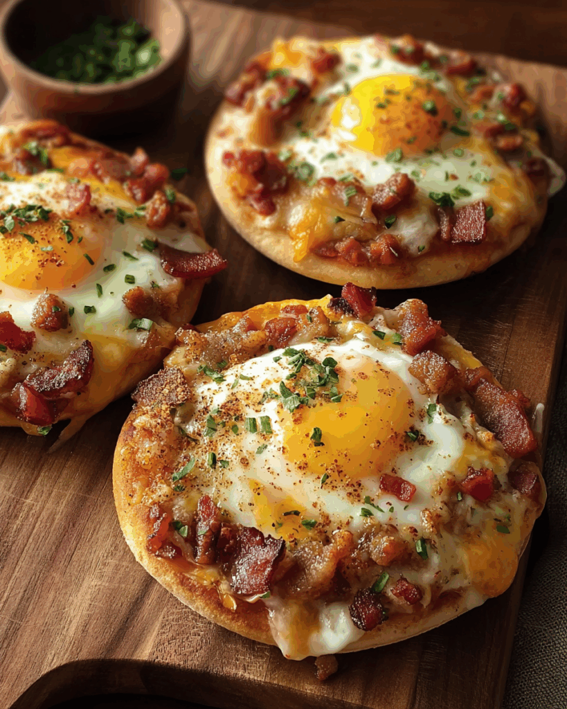 English Muffin Breakfast Pizza