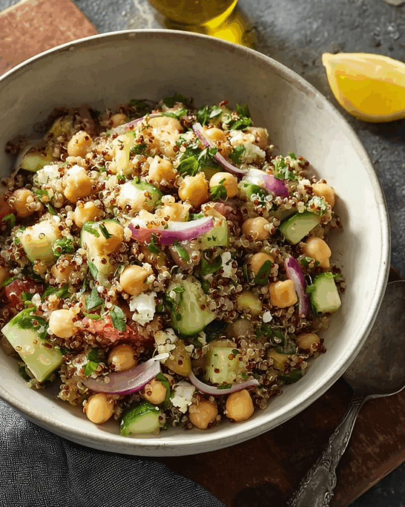 Jennifer Aniston’s Quinoa Chickpea Salad