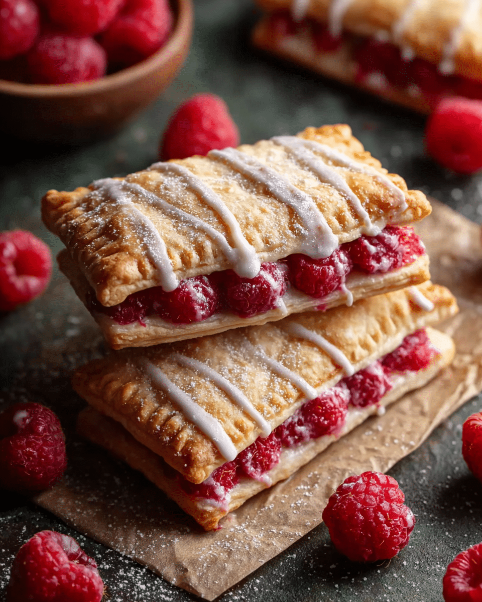 Raspberry Protein Pop Tarts