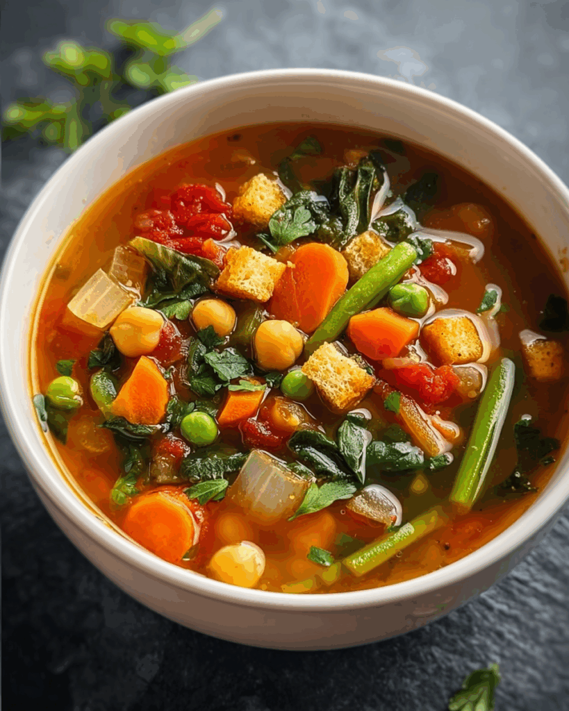 High Protein Vegetable Soup