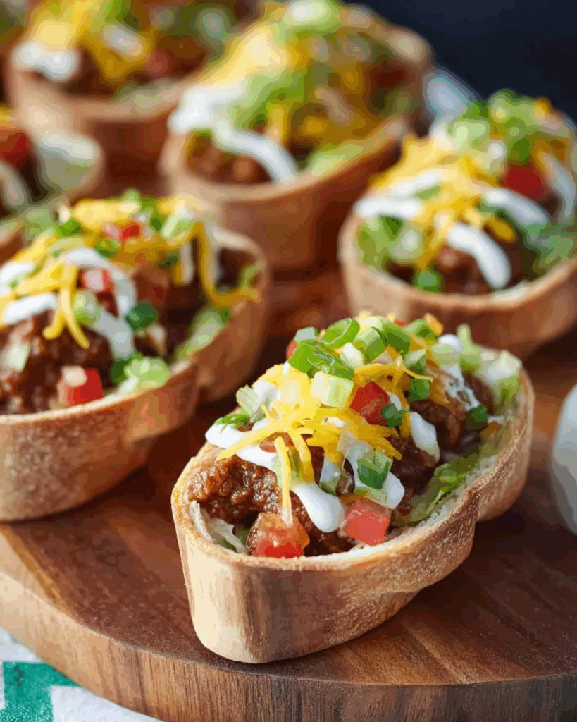 Football Taco Boats for Game Day
