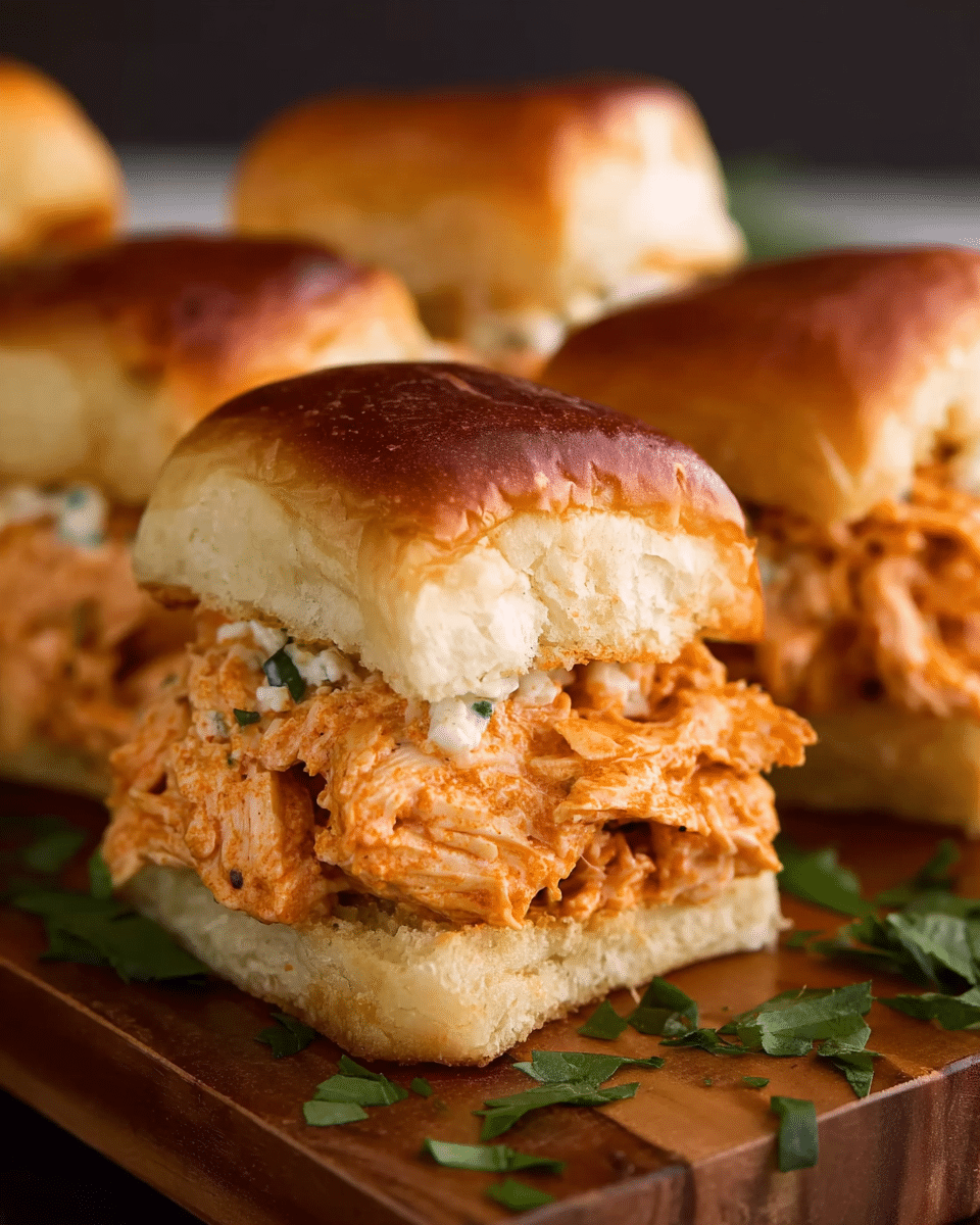 Buffalo Chicken Sliders