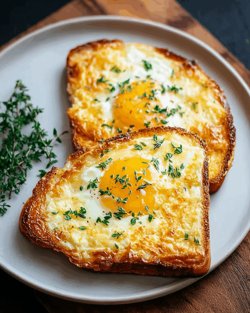 Cheesy Egg Toast