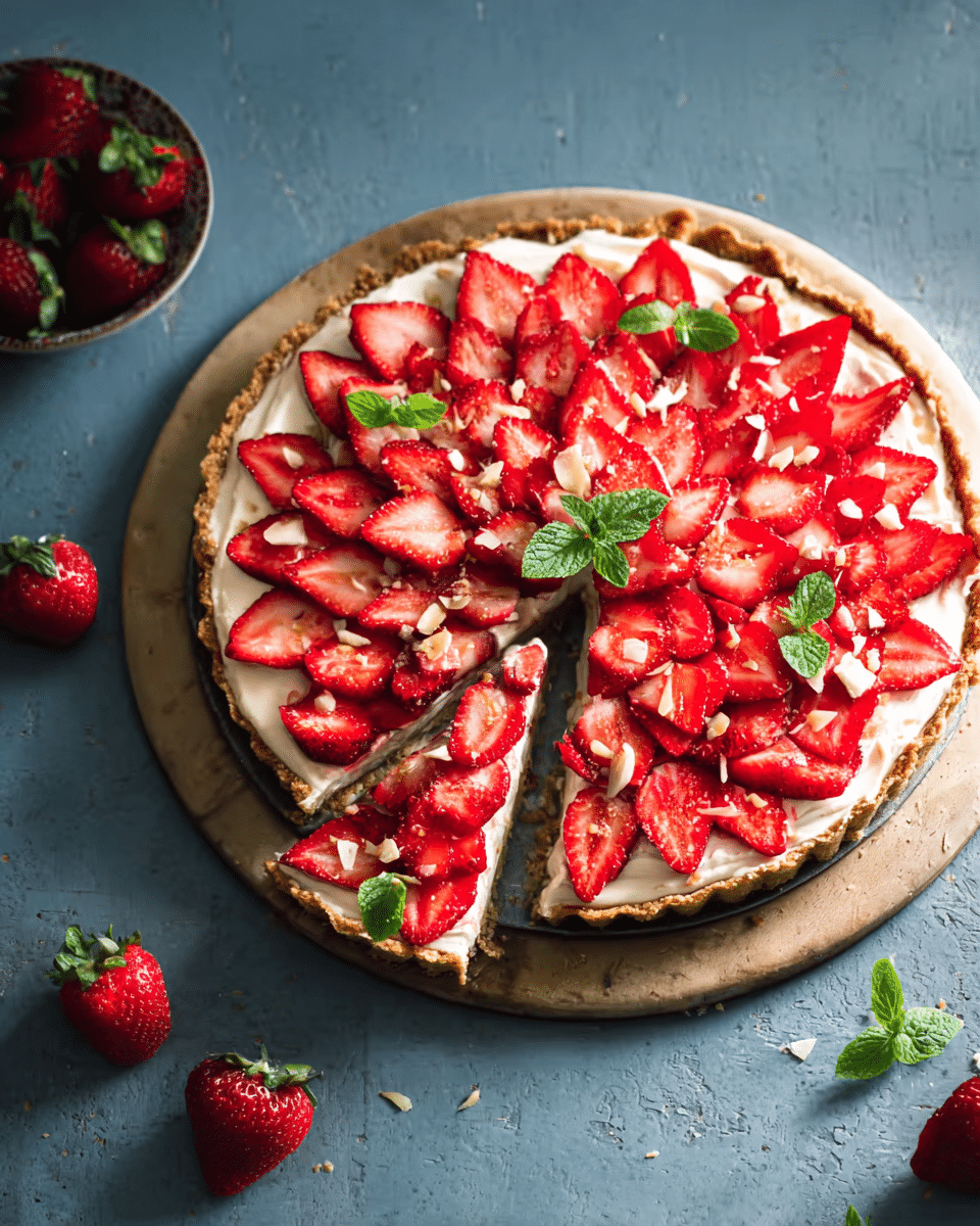 No-Bake Strawberry Mascarpone Tart