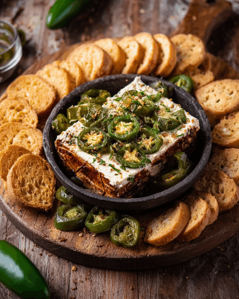 Smoked Cream Cheese with Jalapeños