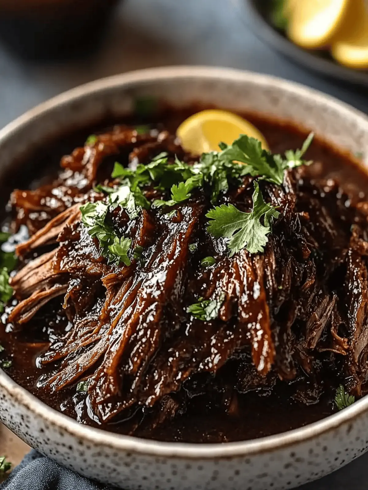 Caramelized Pulled Beef Brisket