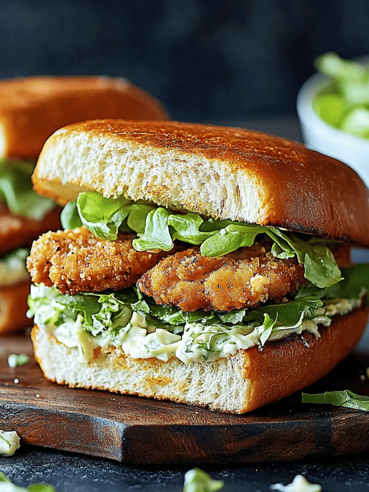 Crispy Chicken Caesar Sandwich for a Flavorful Lunch Twist