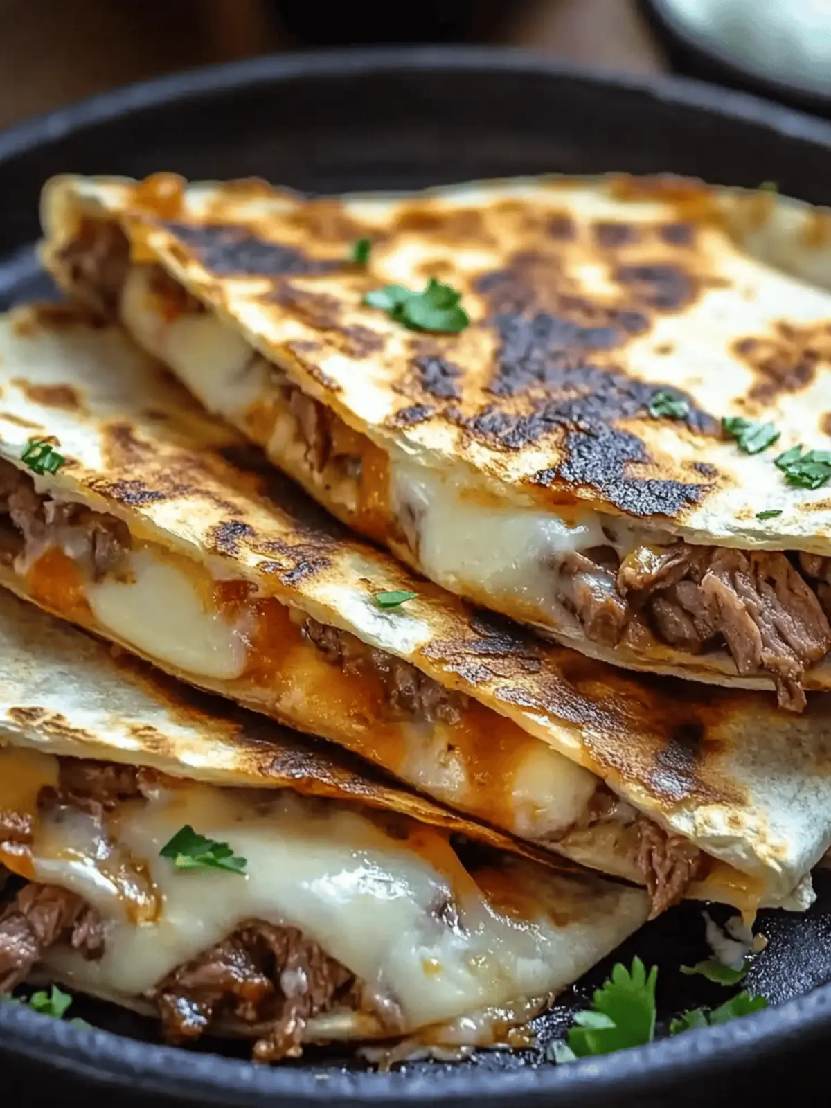 Steak & Cheese Quesadillas