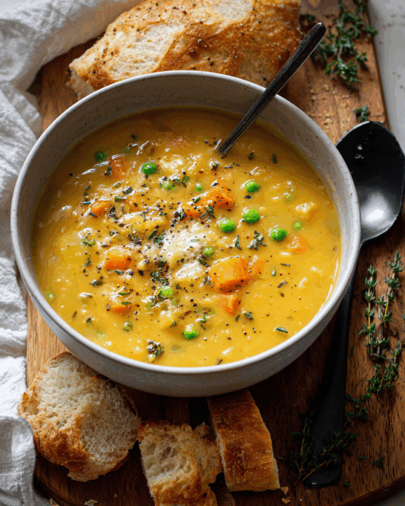 One-Pot Creamy Vegetable Soup
