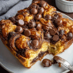 Chocolate Croissant Breakfast Bake