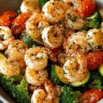 Garlic Parmesan Shrimp & Veggies