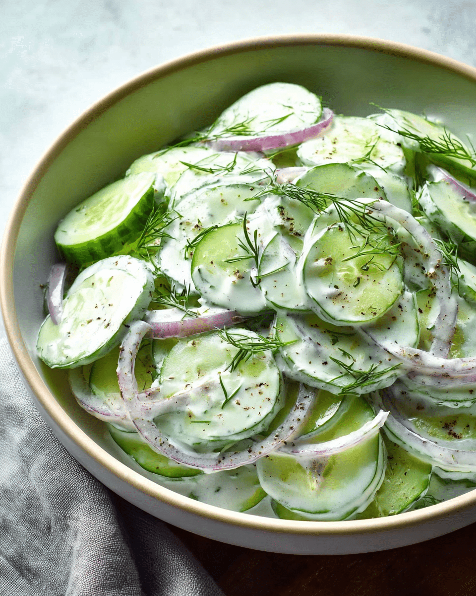 Creamy Cucumber Salad