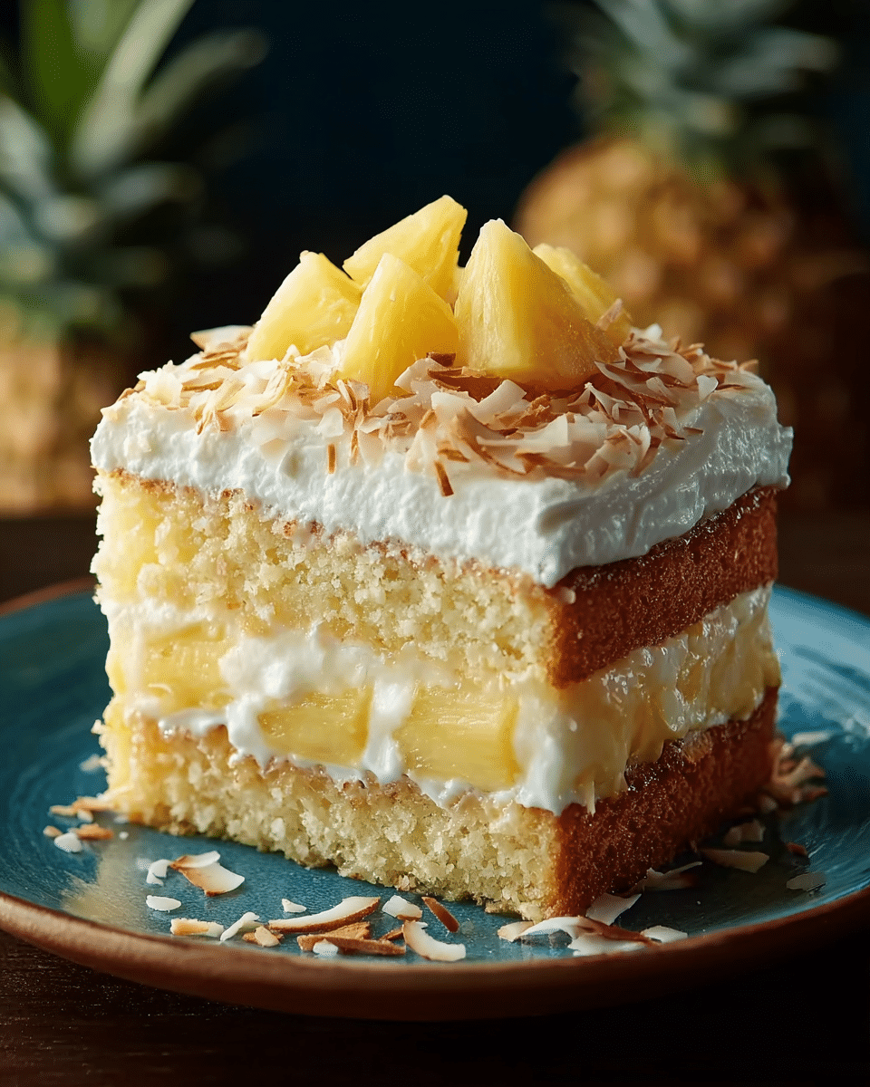 Pineapple Coconut Dream Cake