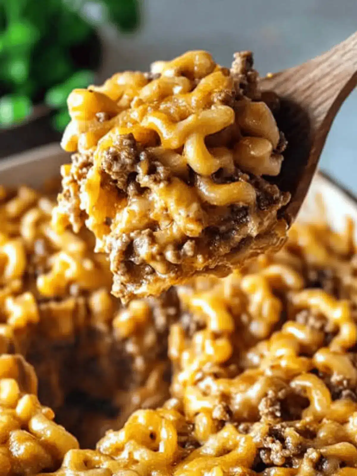 Cheeseburger Casserole