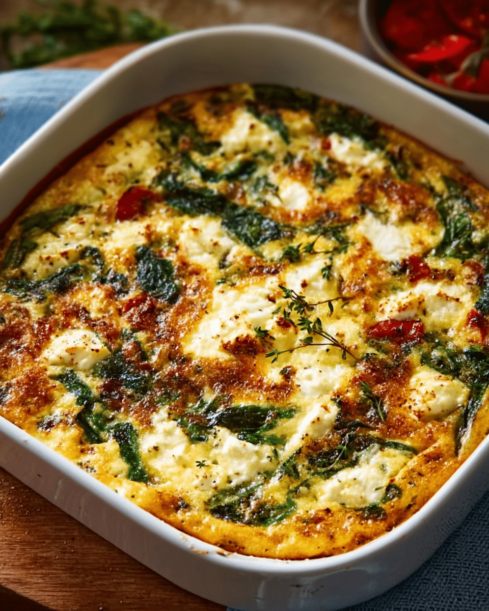 Baked Greek Omelet