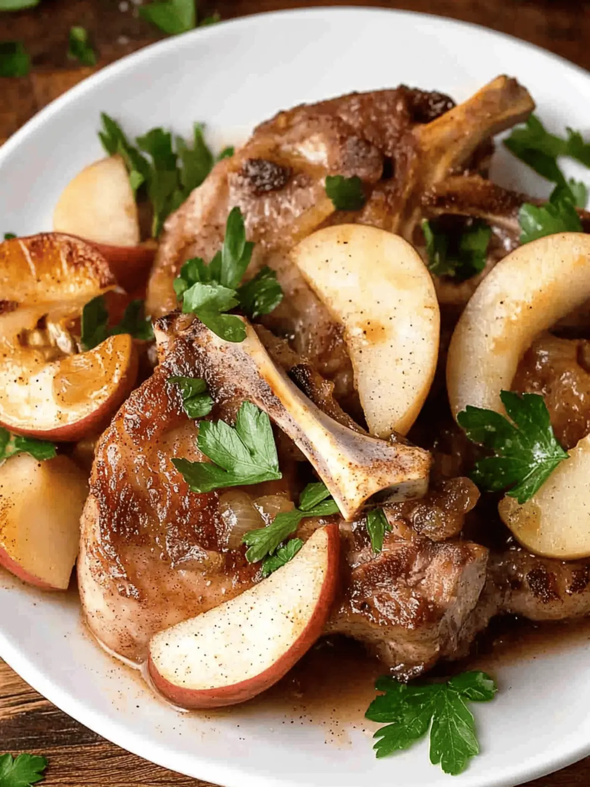 Slow Cooker Apple Cinnamon Pork Chops