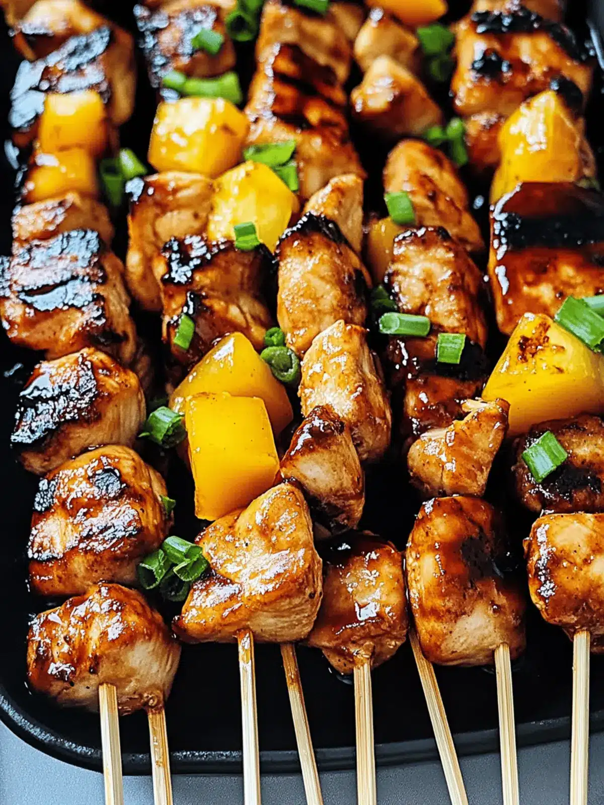 Hawaiian Chicken Skewers