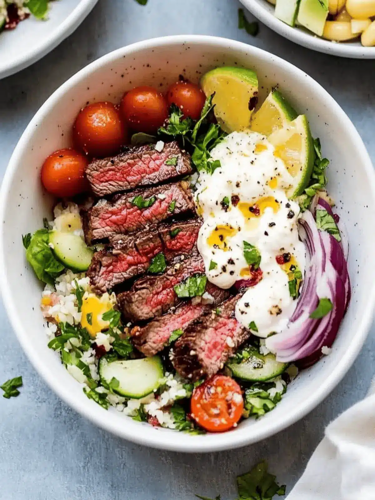 Mediterranean Steak Bowl