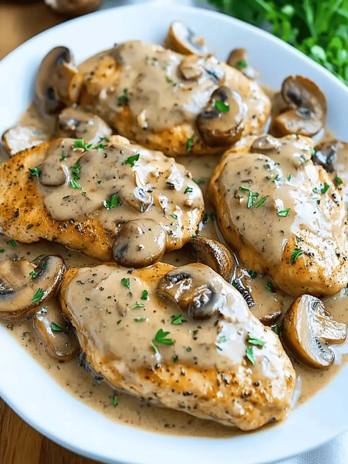 Mouthwatering Mushroom Asiago Chicken in Just 30 Minutes