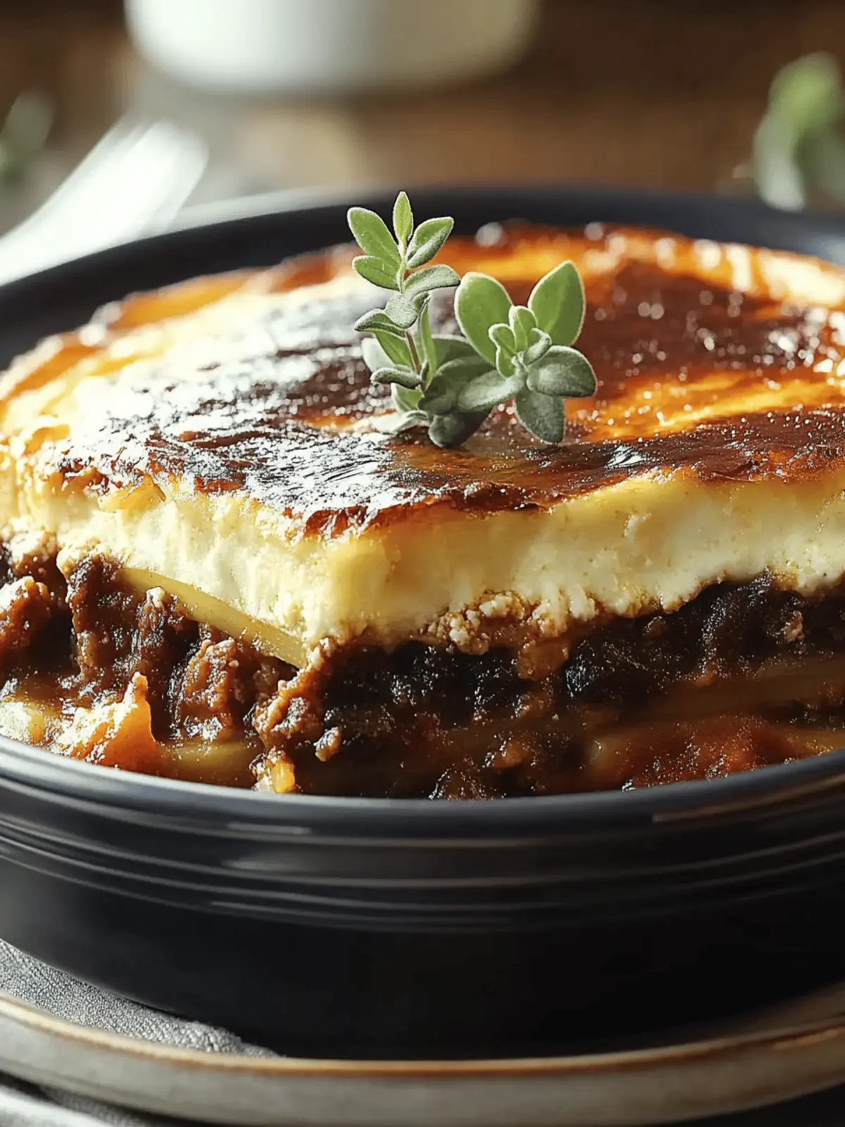 Delicious Greek Moussaka