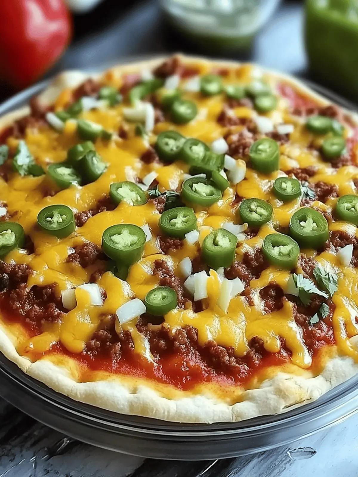 Homemade Mexican Pizza