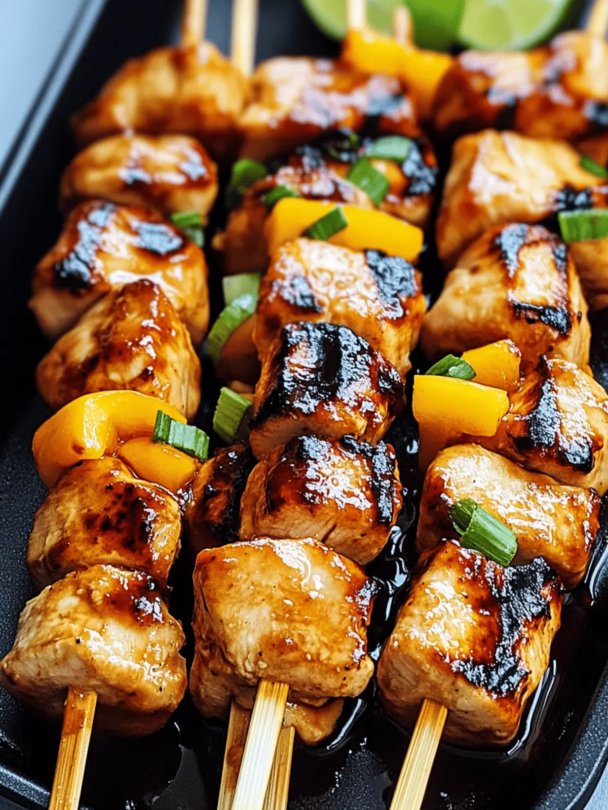 Hawaiian Chicken Skewers