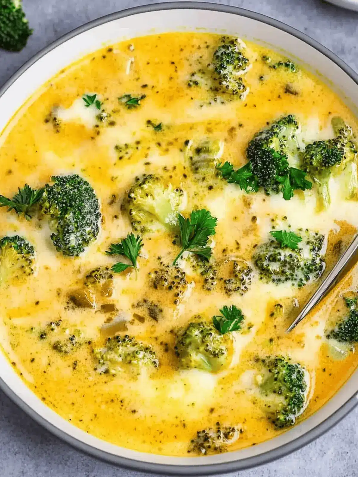Keto Broccoli Cheese Soup