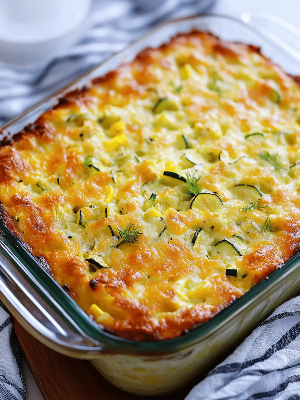 Garden Zucchini Casserole
