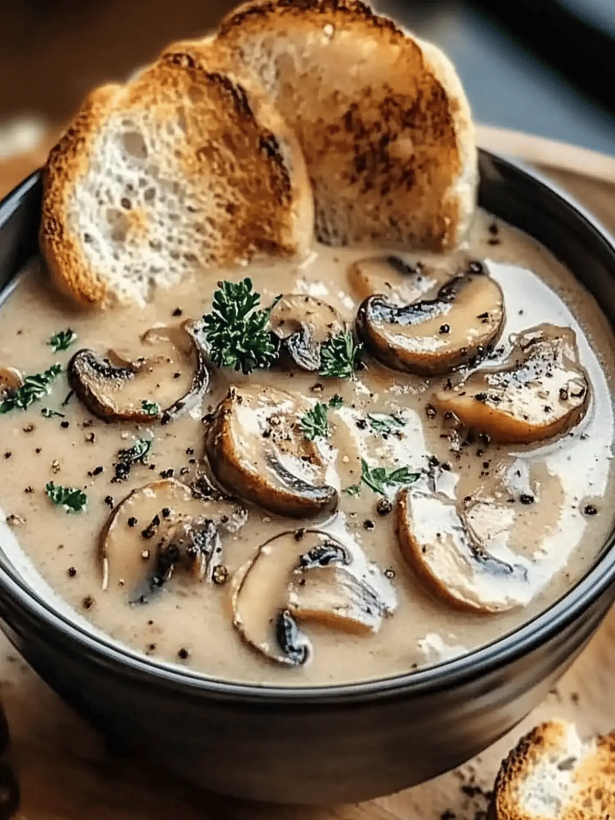 Creamy Mushroom Soup Recipe