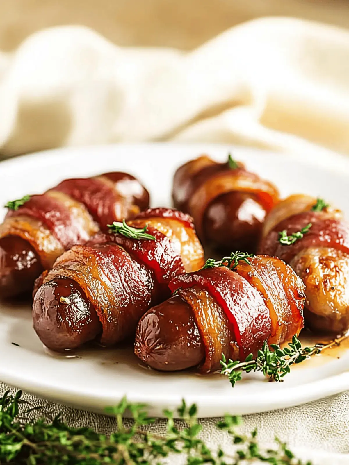 Bacon Wrapped Smokies
