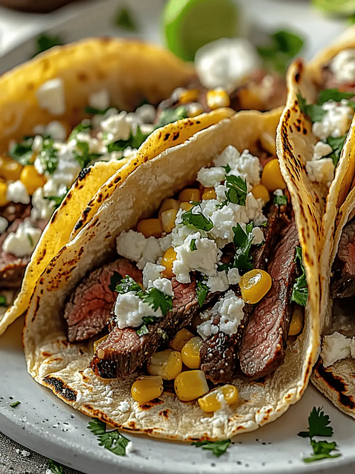 Savor Street Corn Steak Tacos for Your Ultimate Taco Night