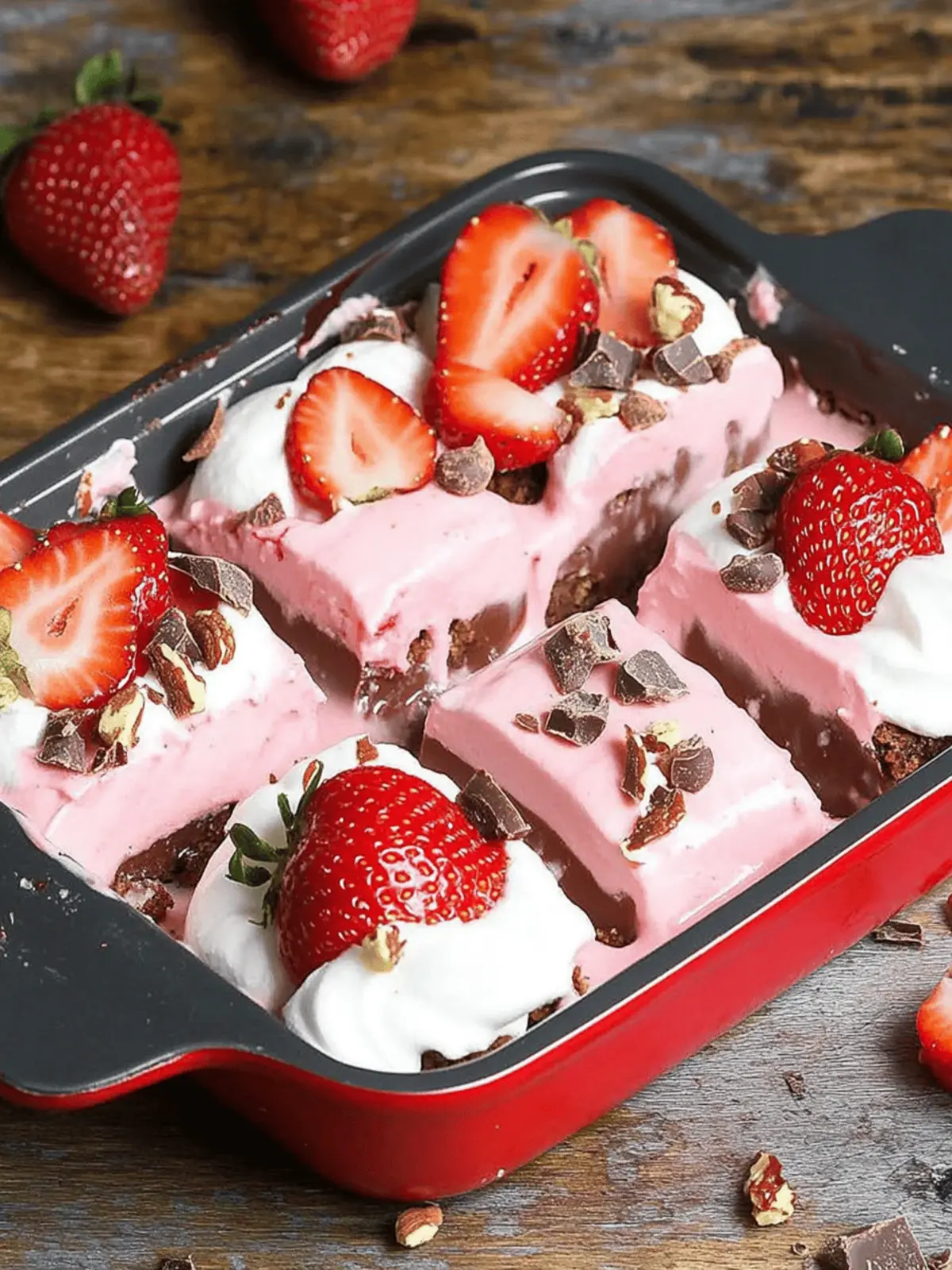 Strawberry Chocolate Dessert Bars: Simply Irresistible Treats