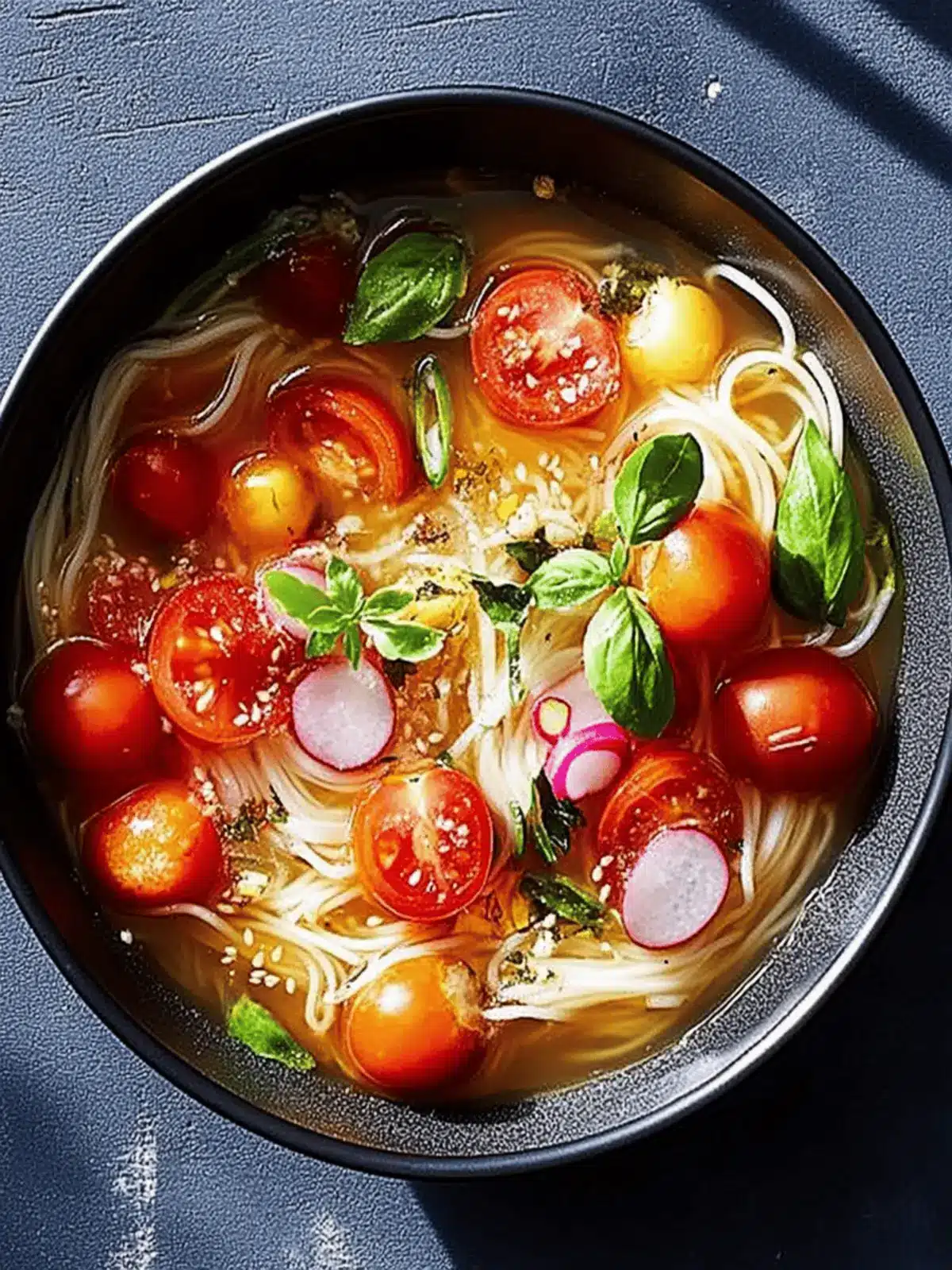 Cold Noodles With Tomatoes