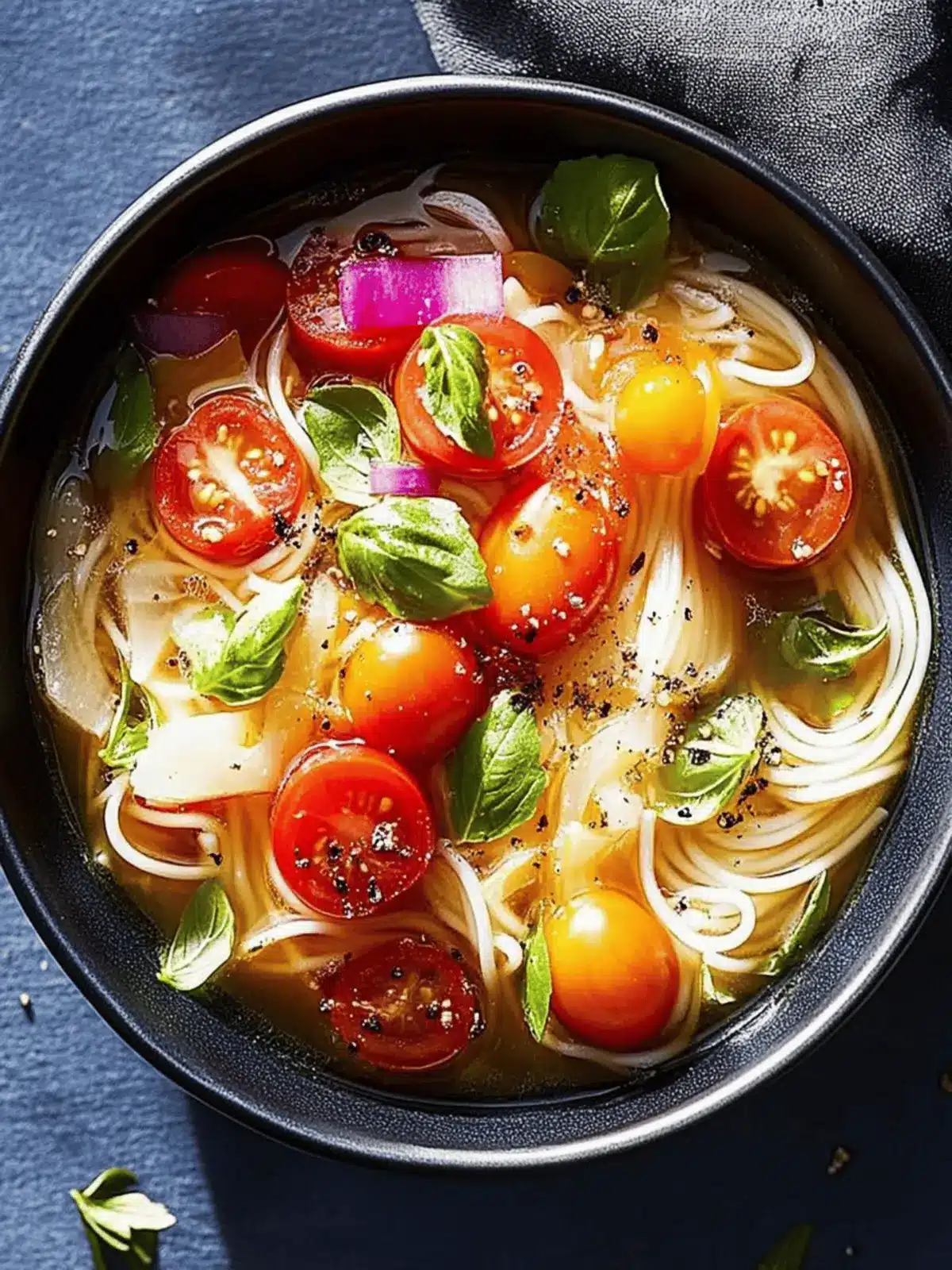 Cold Noodles With Tomatoes