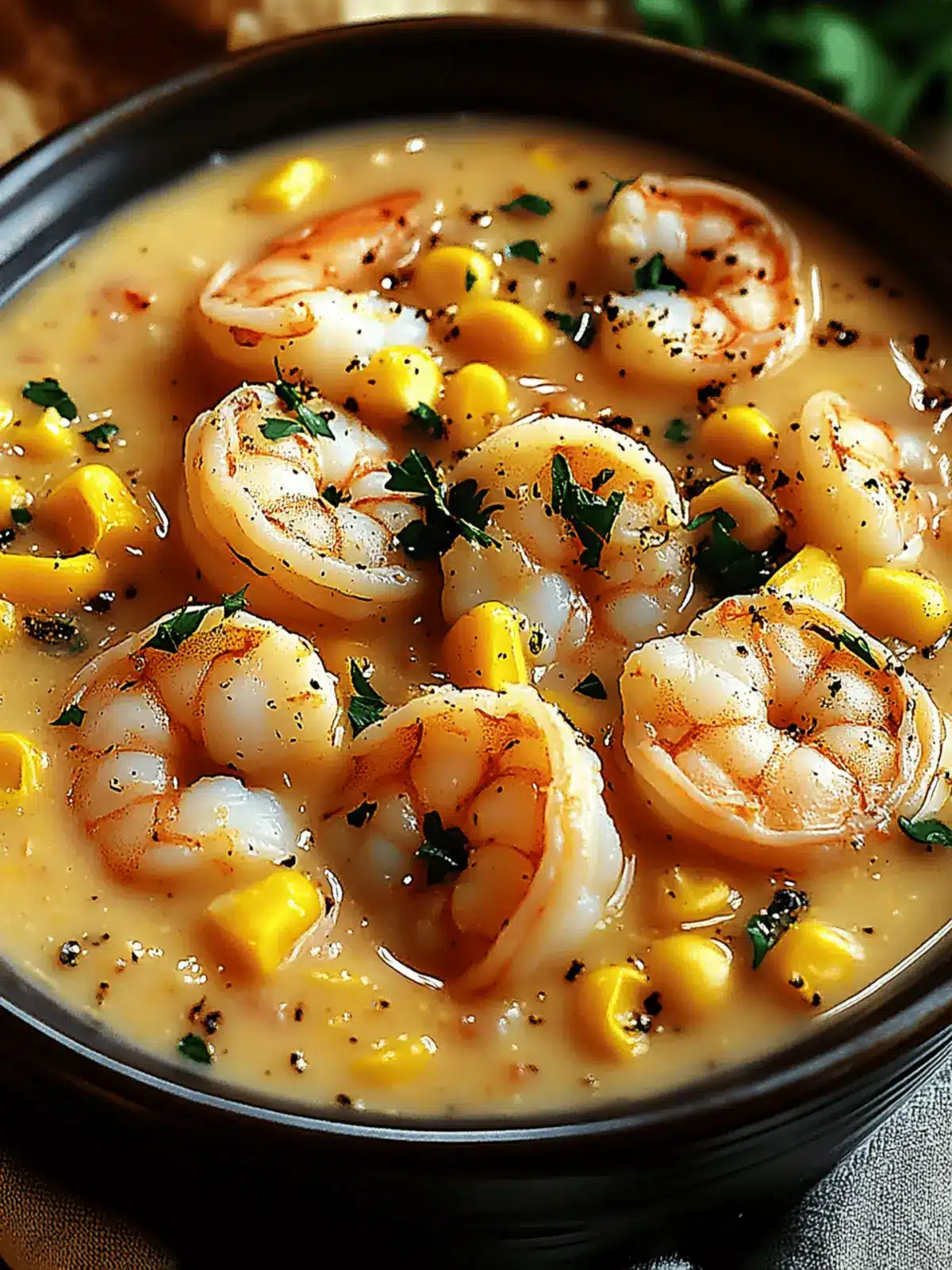 Orleans Shrimp and Corn Bisque