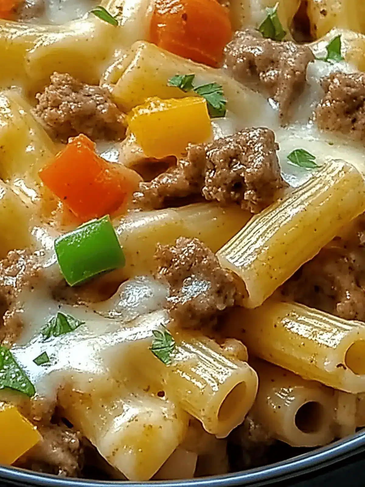 Philly Cheesesteak Pasta