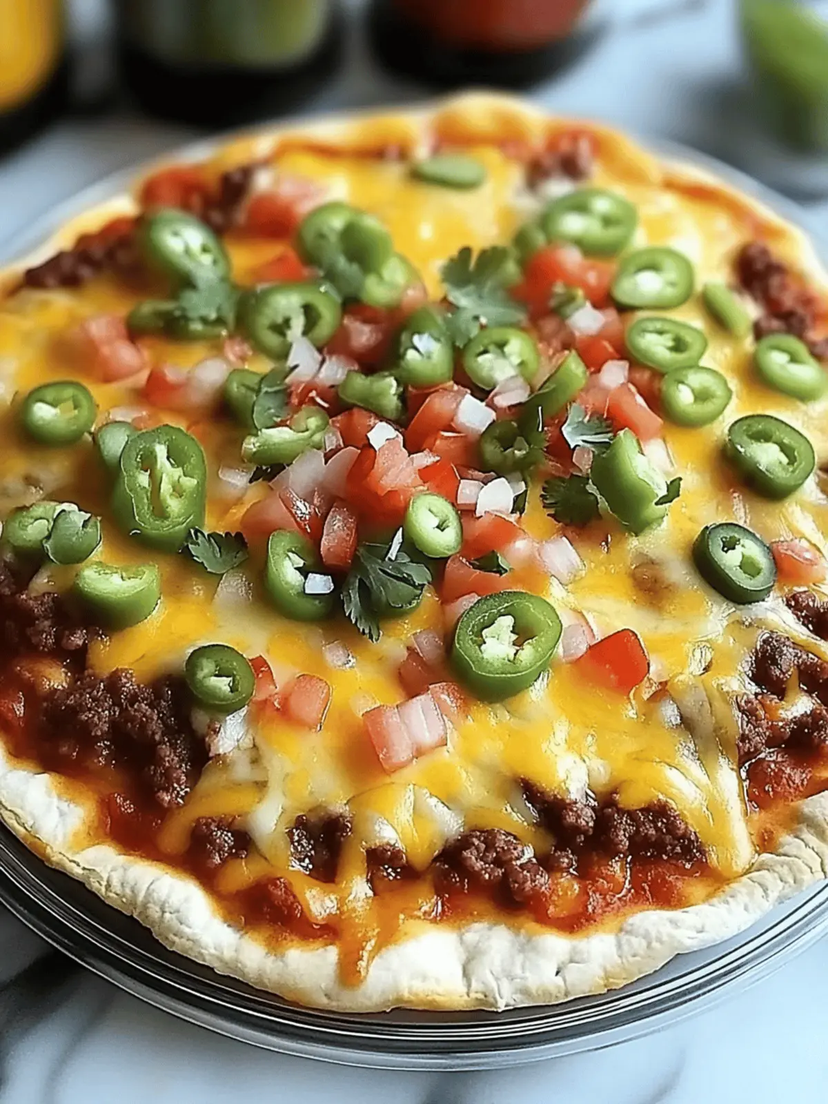 Homemade Mexican Pizza