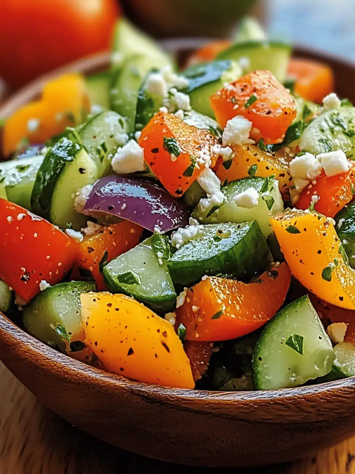 Cucumber and Sweet Pepper Salad