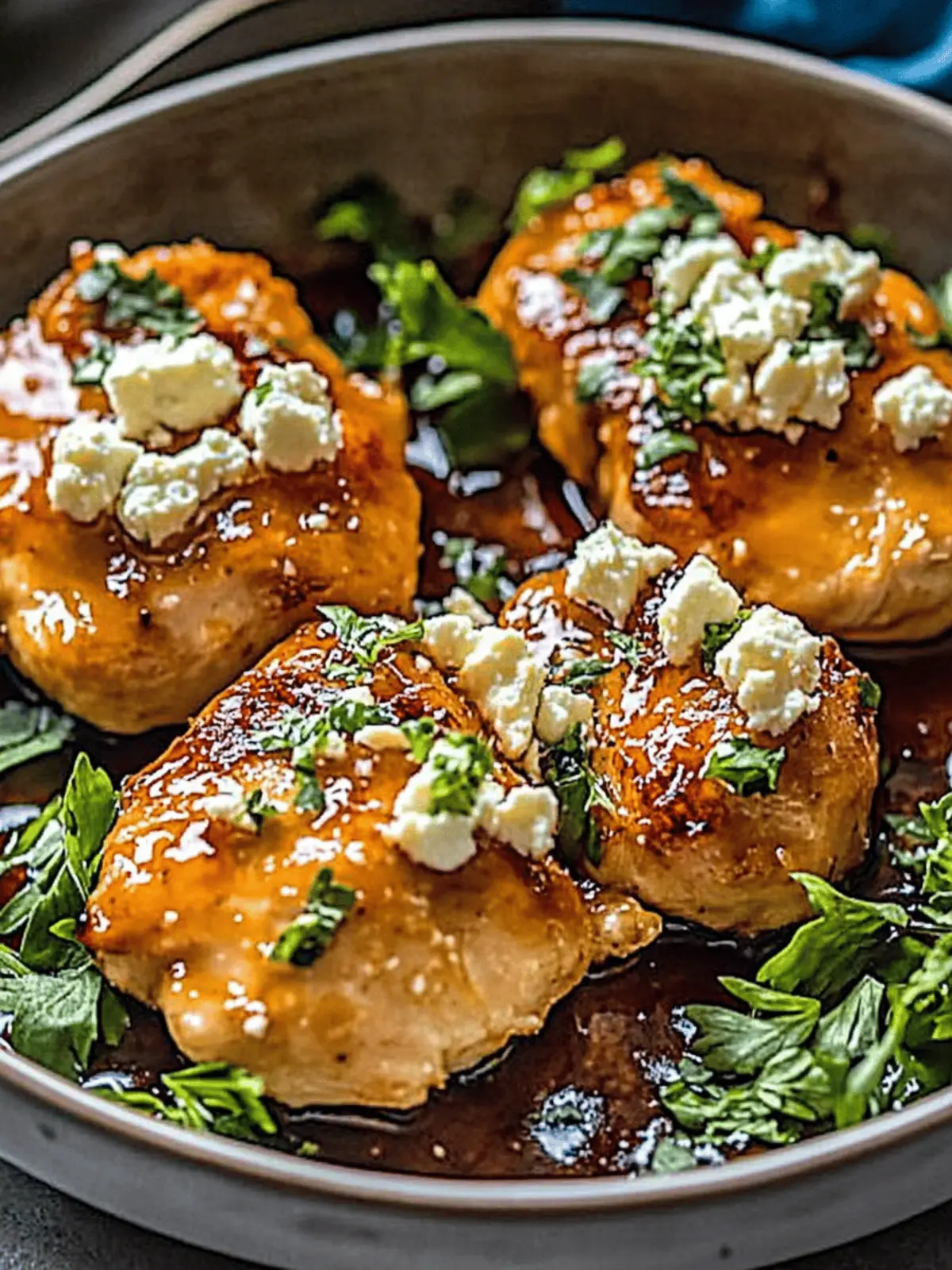 Hot Honey Feta Chicken