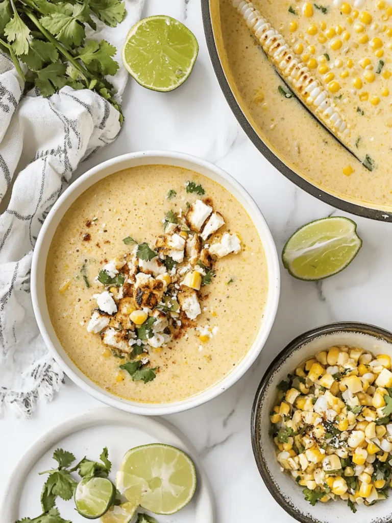 Mexican Street Corn Soup