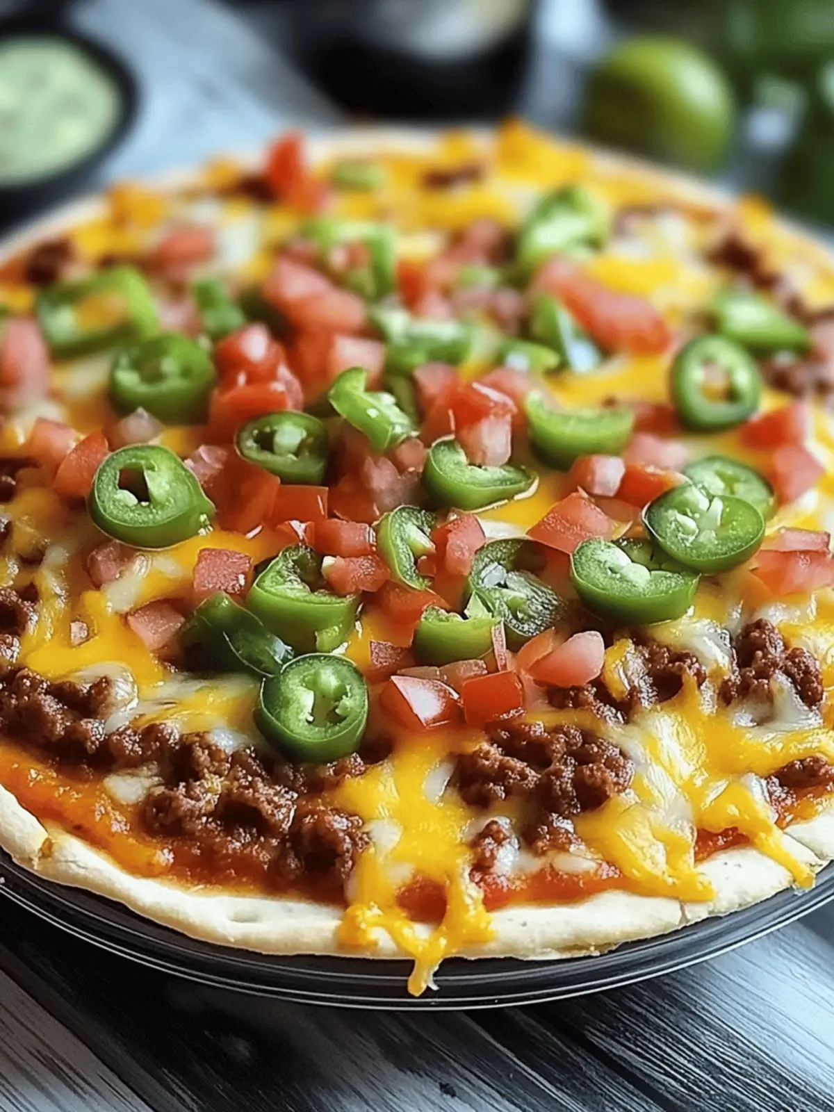 Homemade Mexican Pizza