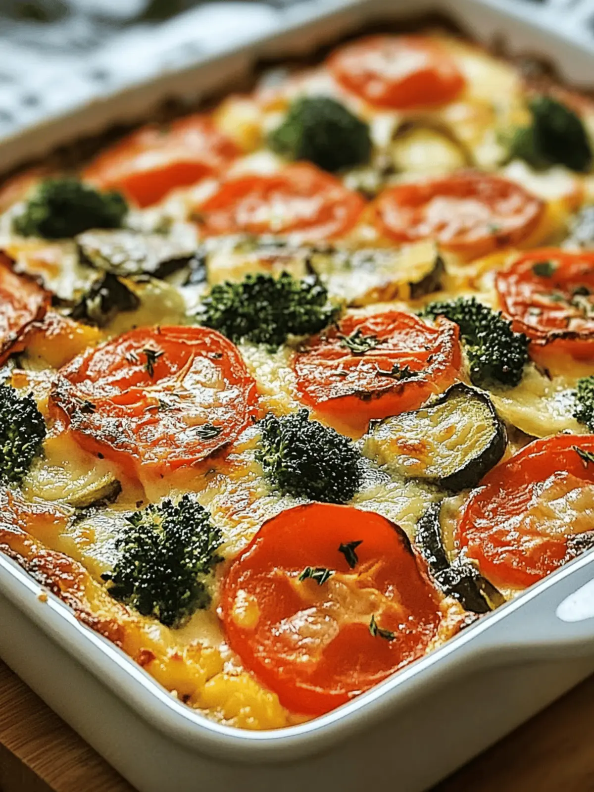 High-Protein Cottage Cheese Veggie Bake